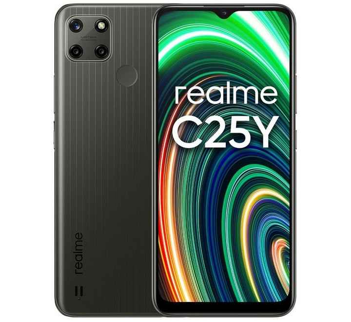 Realme C25Y 4 GB RAM 64 GB ROM Metal Grey (C25Y GREY 4+64GB)